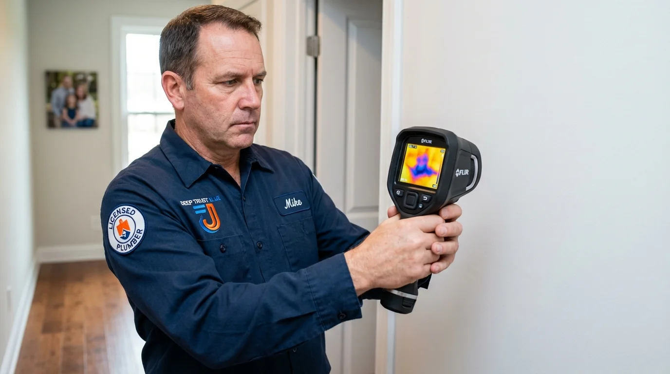 Thermal imaging leak detection by Johns Plumbing LLC in Mount Holly Springs